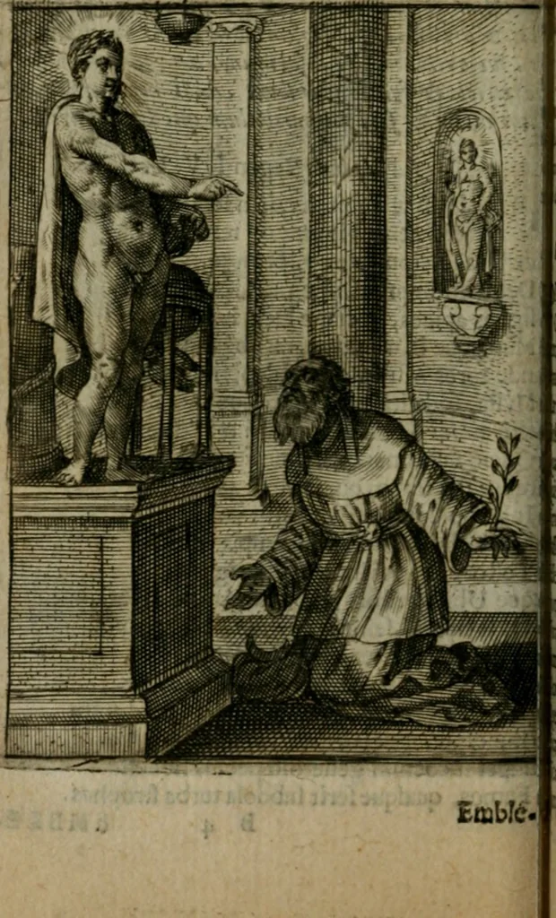 An illustration from Emblemata politica, 1632, leaf 43