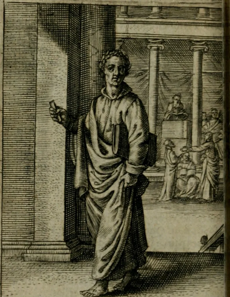 An illustration from Emblemata politica, 1632, leaf 45