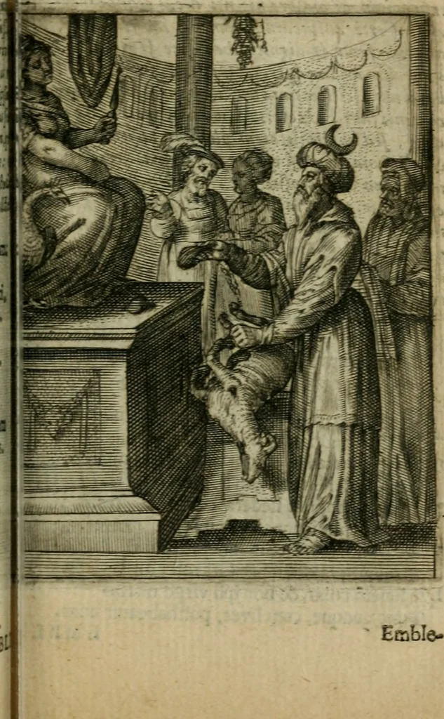 An illustration from Emblemata politica, 1632, leaf 56