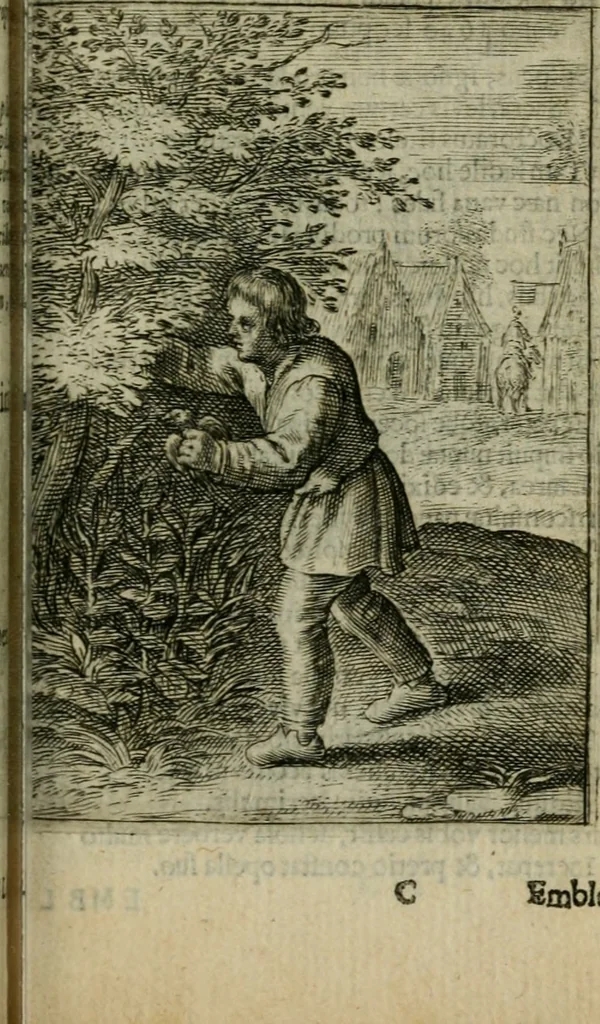 An illustration from Emblemata politica, 1632, leaf 60