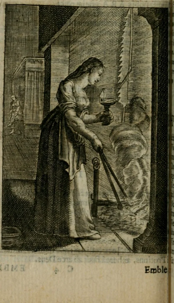 An illustration from Emblemata politica, 1632, leaf 67