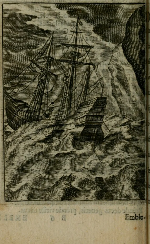 An illustration from Emblemata politica, 1632, leaf 71