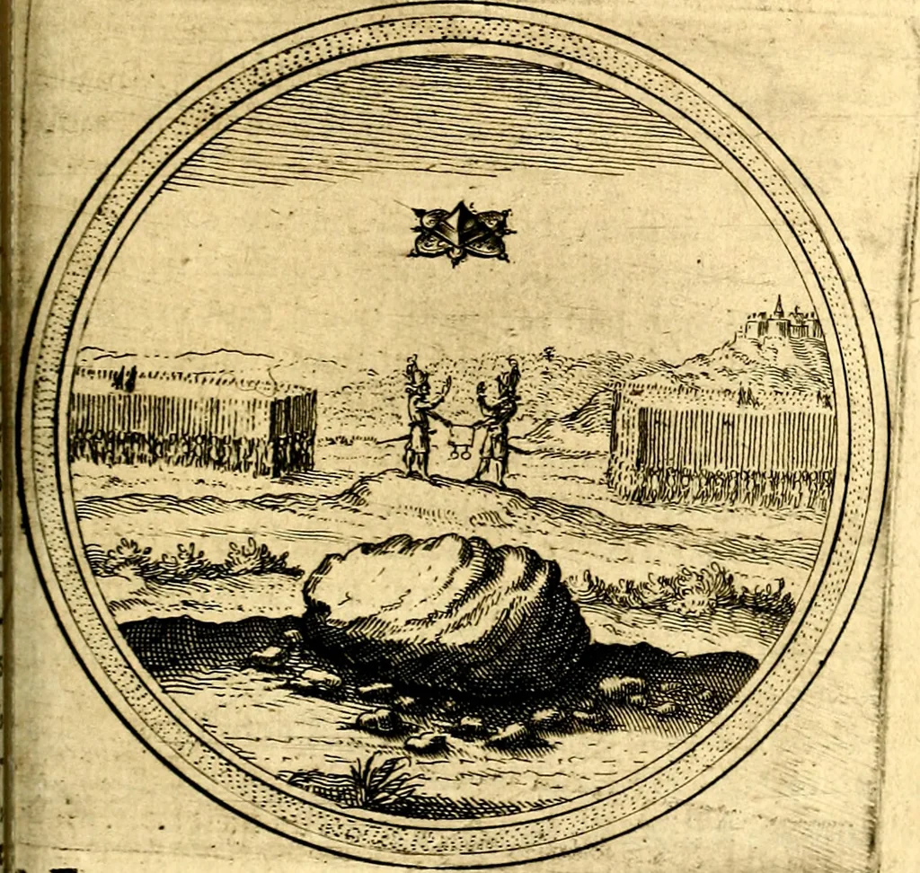 An illustration from Emblemata politica. Quibus ea, quae ad principatum spectant breviter demonstrantur singulor vero explicatio fusius proponitur. Opus novum, 1618, leaf 186