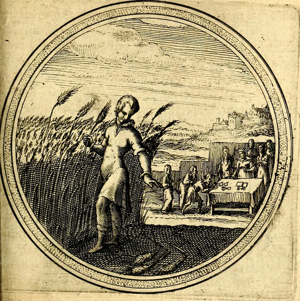 An illustration from Emblemata politica. Quibus ea, quae ad principatum spectant breviter demonstrantur singulor vero explicatio fusius proponitur. Opus novum, 1618, leaf 194