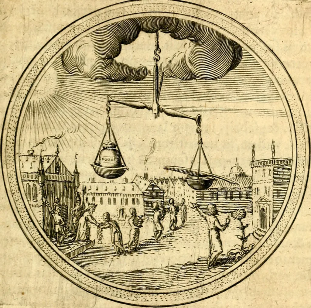 An illustration from Emblemata politica. Quibus ea, quae ad principatum spectant breviter demonstrantur singulor vero explicatio fusius proponitur. Opus novum, 1618, leaf 214
