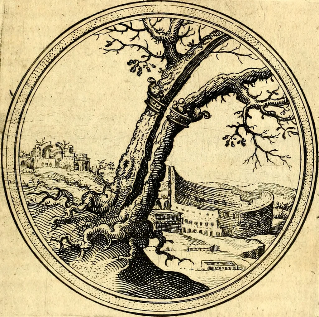 An illustration from Emblemata politica. Quibus ea, quae ad principatum spectant breviter demonstrantur singulor vero explicatio fusius proponitur. Opus novum, 1618, leaf 226