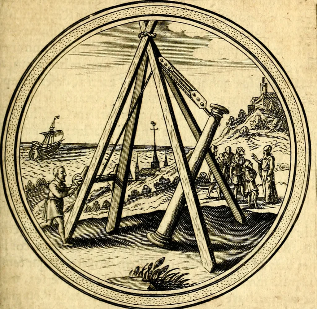 An illustration from Emblemata politica. Quibus ea, quae ad principatum spectant breviter demonstrantur singulor vero explicatio fusius proponitur. Opus novum, 1618, leaf 54