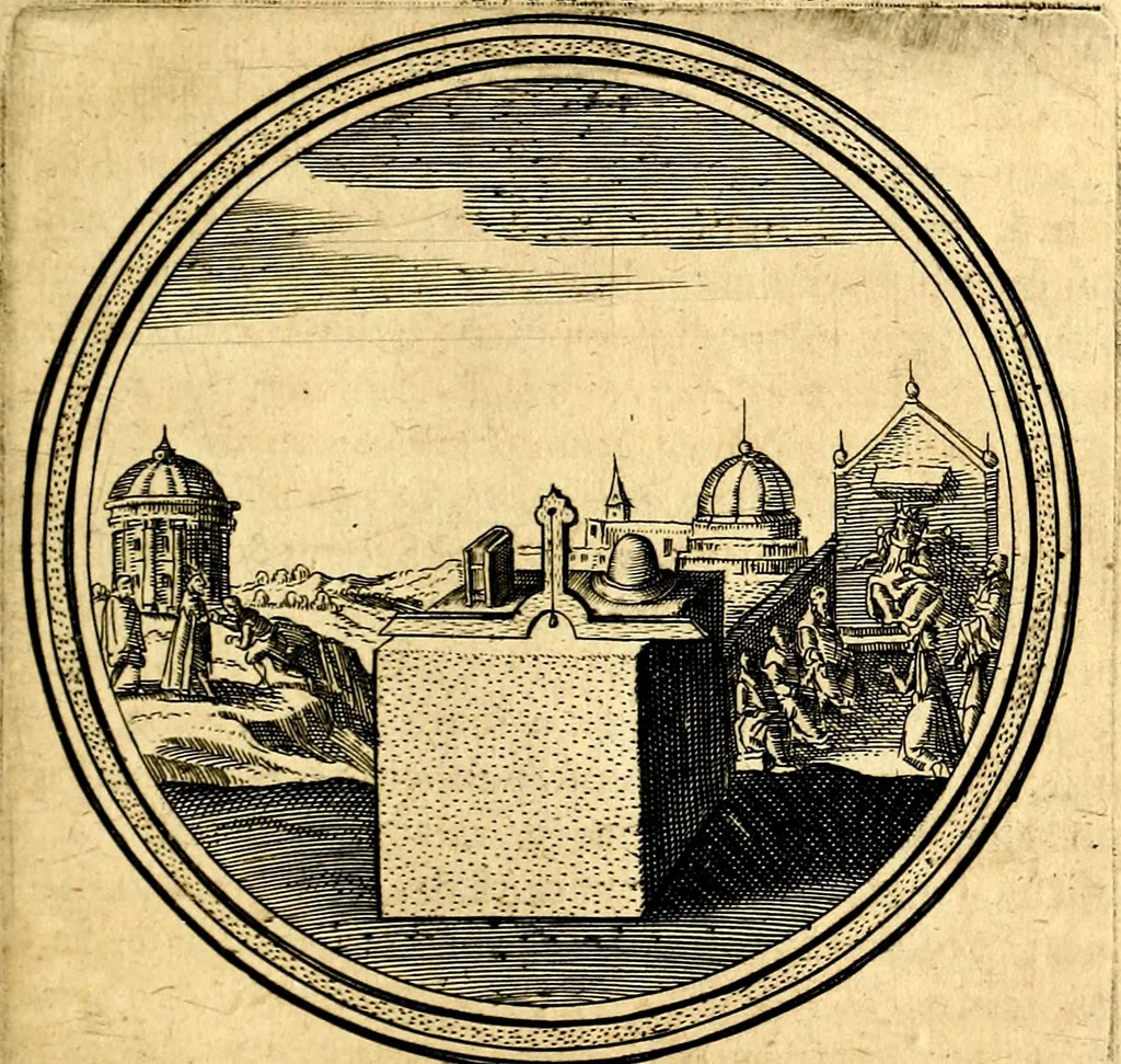 An illustration from Emblemata politica. Quibus ea, quae ad principatum spectant breviter demonstrantur singulor vero explicatio fusius proponitur. Opus novum, 1618, leaf 70