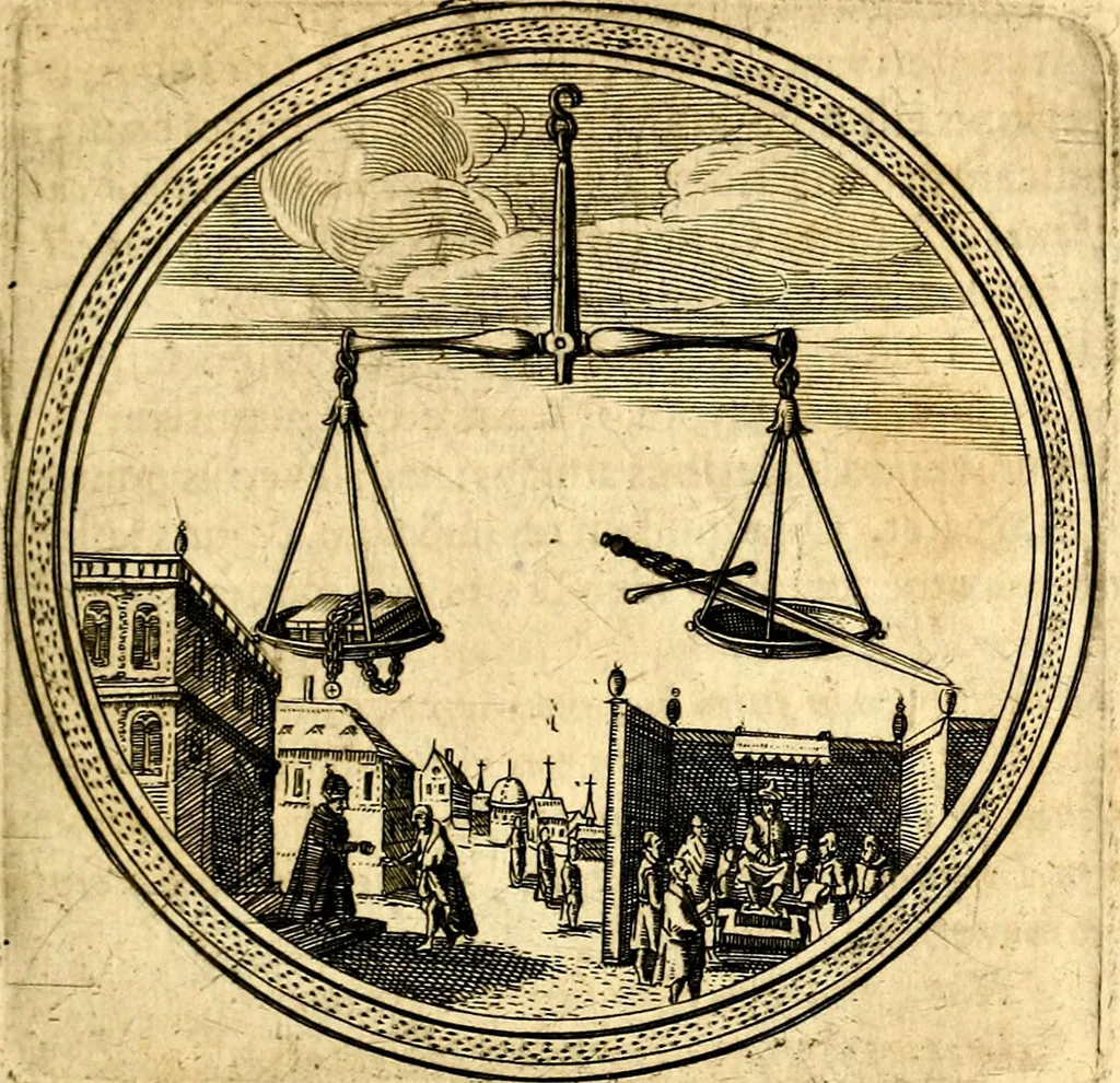 An illustration from Emblemata politica. Quibus ea, quae ad principatum spectant breviter demonstrantur singulor vero explicatio fusius proponitur. Opus novum, 1618, leaf 102