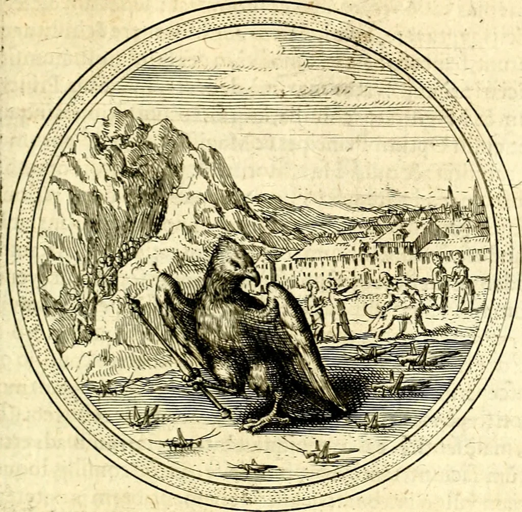 An illustration from Emblemata politica. Quibus ea, quae ad principatum spectant breviter demonstrantur singulor vero explicatio fusius proponitur. Opus novum, 1618, leaf 158