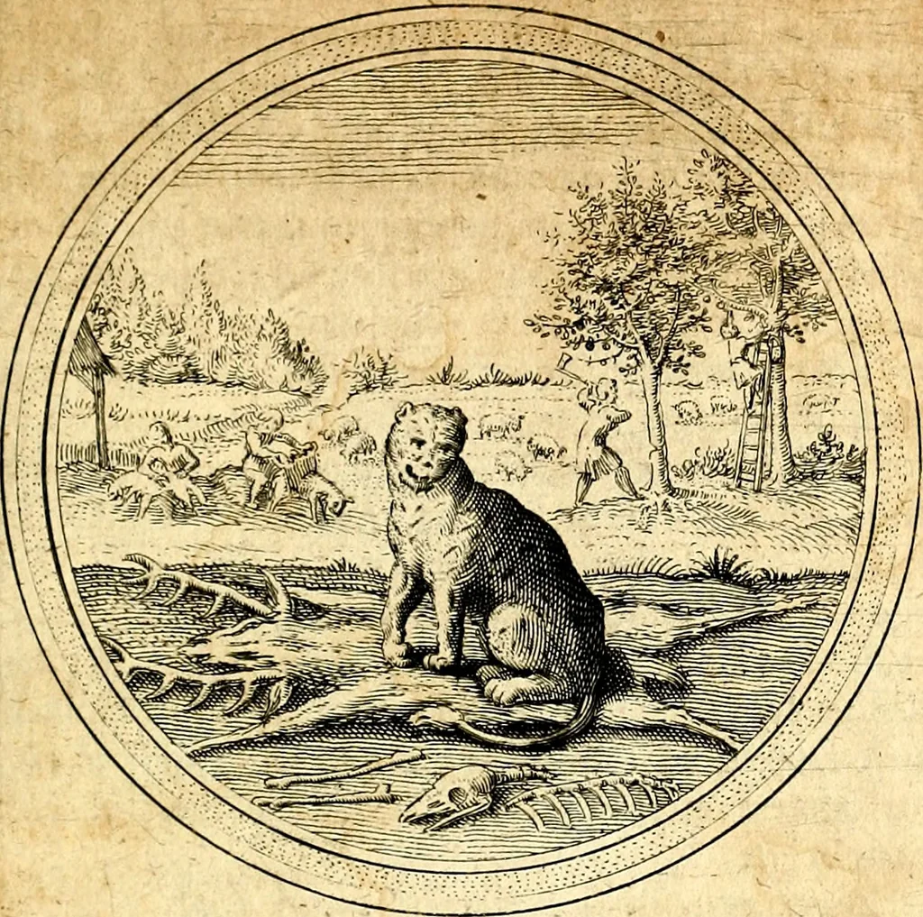 An illustration from Emblemata politica. Quibus ea, quae ad principatum spectant breviter demonstrantur singulor vero explicatio fusius proponitur. Opus novum, 1618, leaf 182