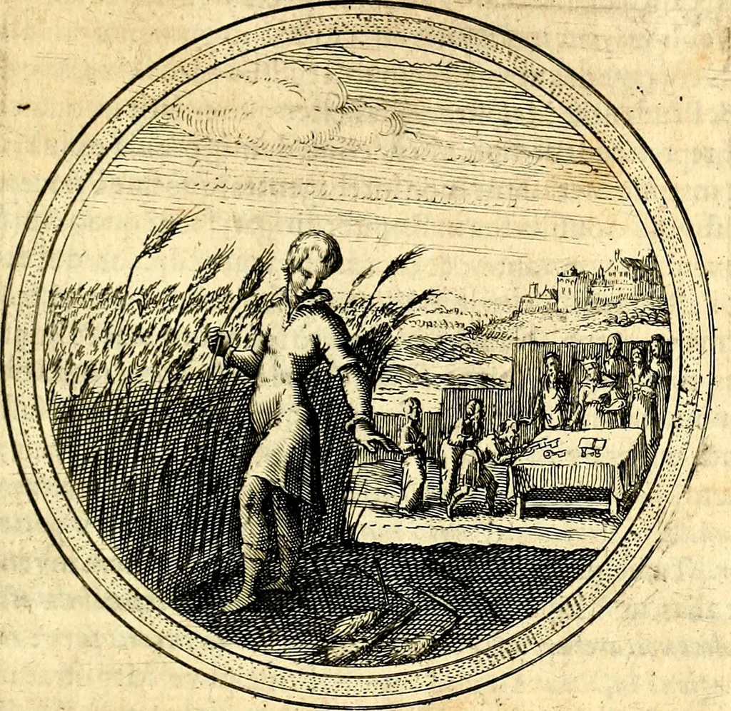 An illustration from Emblemata politica. Quibus ea, quae ad principatum spectant breviter demonstrantur singulor vero explicatio fusius proponitur. Opus novum, 1618, leaf 194