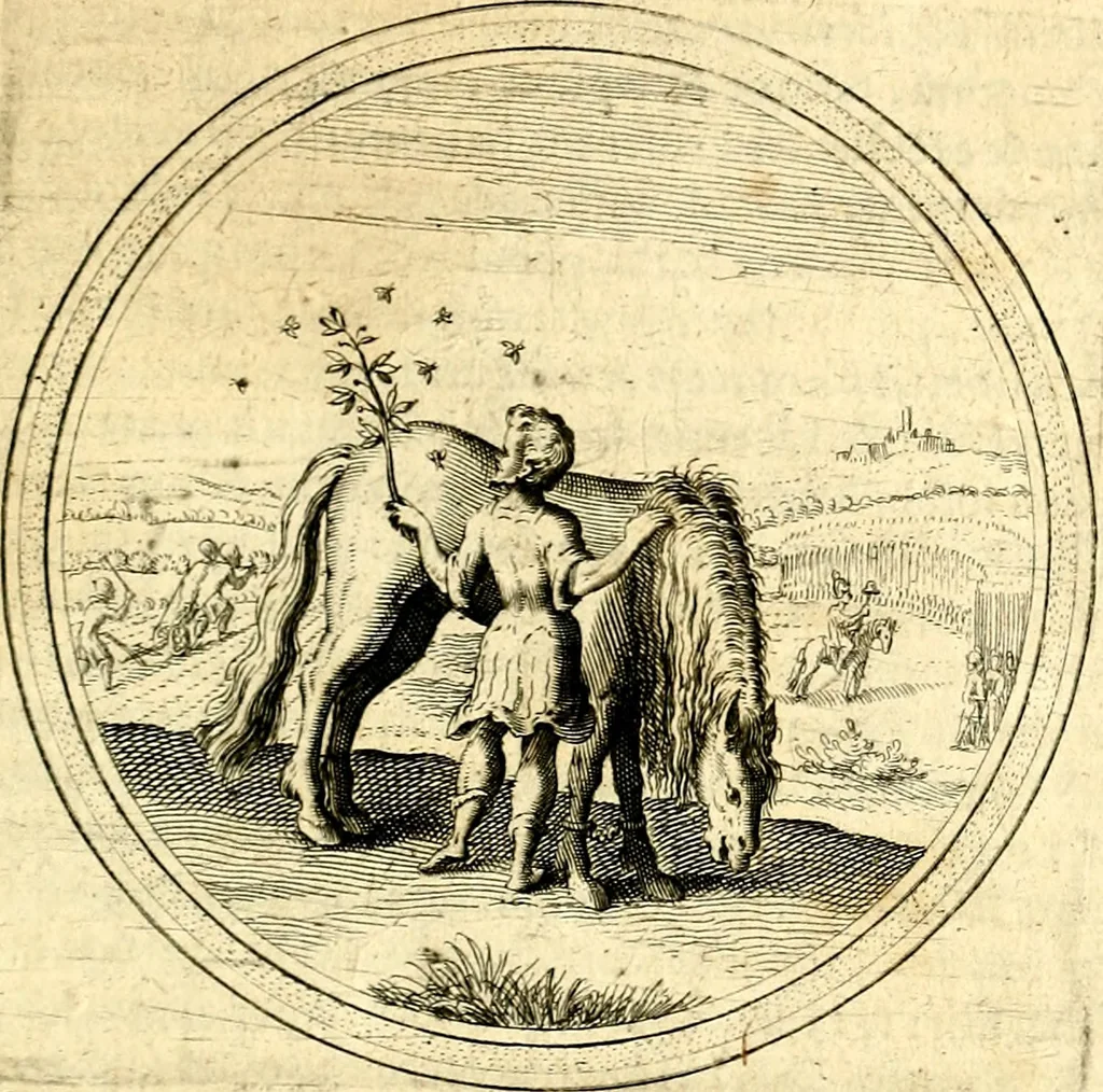 An illustration from Emblemata politica. Quibus ea, quae ad principatum spectant breviter demonstrantur singulor vero explicatio fusius proponitur. Opus novum, 1618, leaf 206