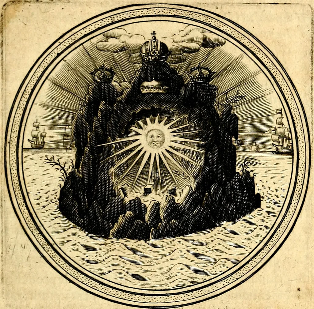 An illustration from Emblemata politica. Quibus ea, quae ad principatum spectant breviter demonstrantur singulor vero explicatio fusius proponitur. Opus novum, 1618, leaf 26