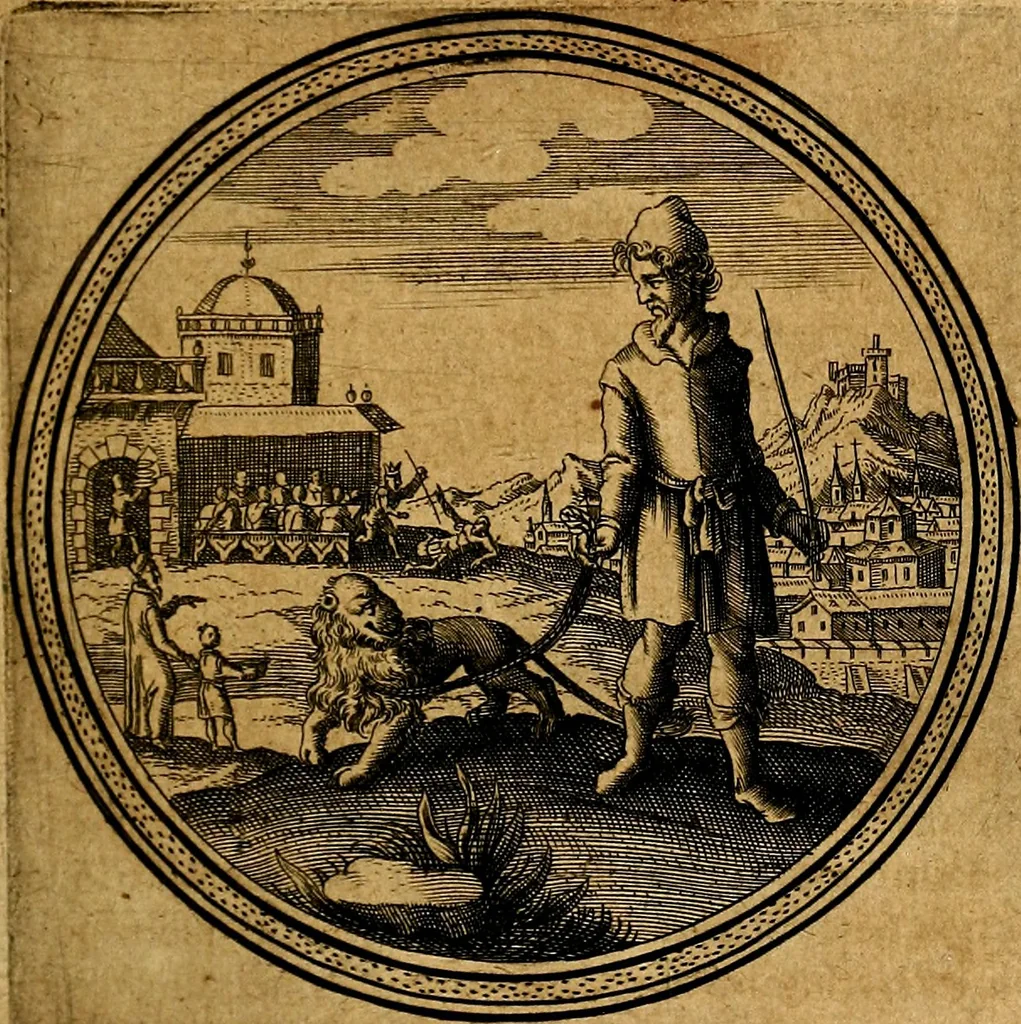 An illustration from Emblemata politica. Quibus ea, quae ad principatum spectant breviter demonstrantur singulor vero explicatio fusius proponitur. Opus novum, 1618, leaf 78