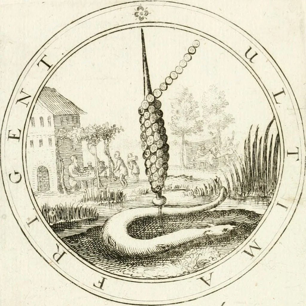 An illustration from Emblemata pro toga et sago, 1690, leaf 59