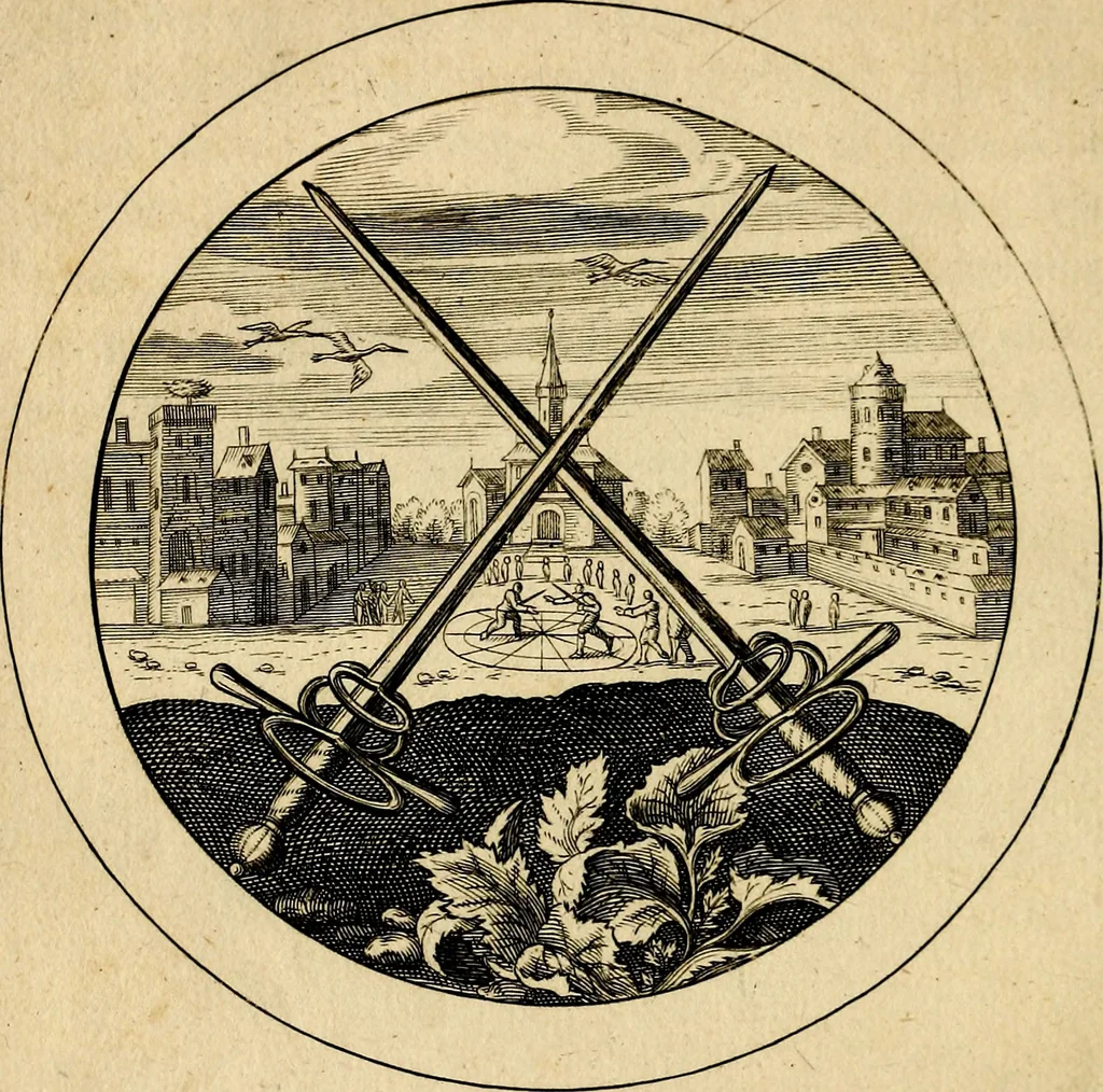 An illustration from Emblemata selectiora. Typis elegantissimis expressa, nec non sententiis, carminibus, historiis ac proverbiis, ex scriptoribus cum sacris tum profanis, antiquis & recentioribus, illustrata, 1704, leaf 101