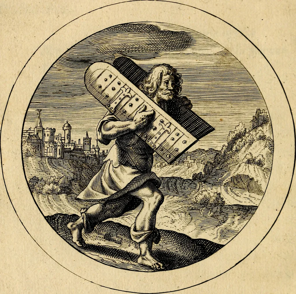 An illustration from Emblemata selectiora. Typis elegantissimis expressa, nec non sententiis, carminibus, historiis ac proverbiis, ex scriptoribus cum sacris tum profanis, antiquis & recentioribus, illustrata, 1704, leaf 121