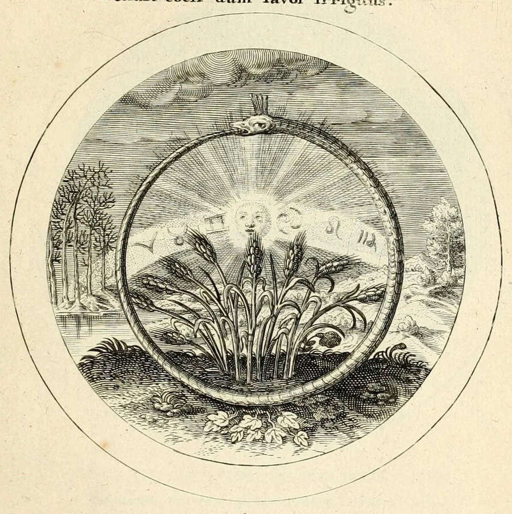 An illustration from Emblemata selectiora : typis elegantissimis expressa, nec non sententiis, carminibus, historiis ac proverbiis, ex scriptoribus cum sacris tum profanis, antiquis & recentioribus, illustrata .., 1704, leaf 107