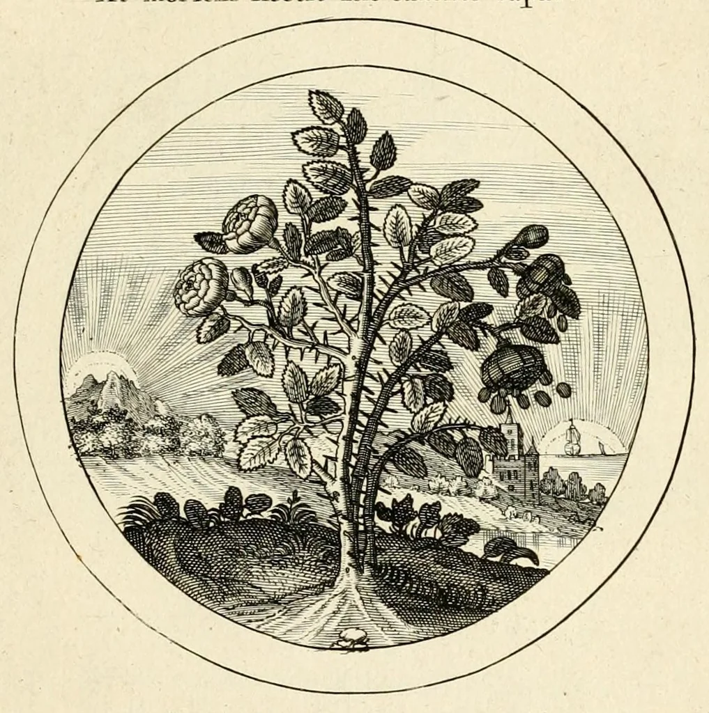 An illustration from Emblemata selectiora : typis elegantissimis expressa, nec non sententiis, carminibus, historiis ac proverbiis, ex scriptoribus cum sacris tum profanis, antiquis & recentioribus, illustrata .., 1704, leaf 113