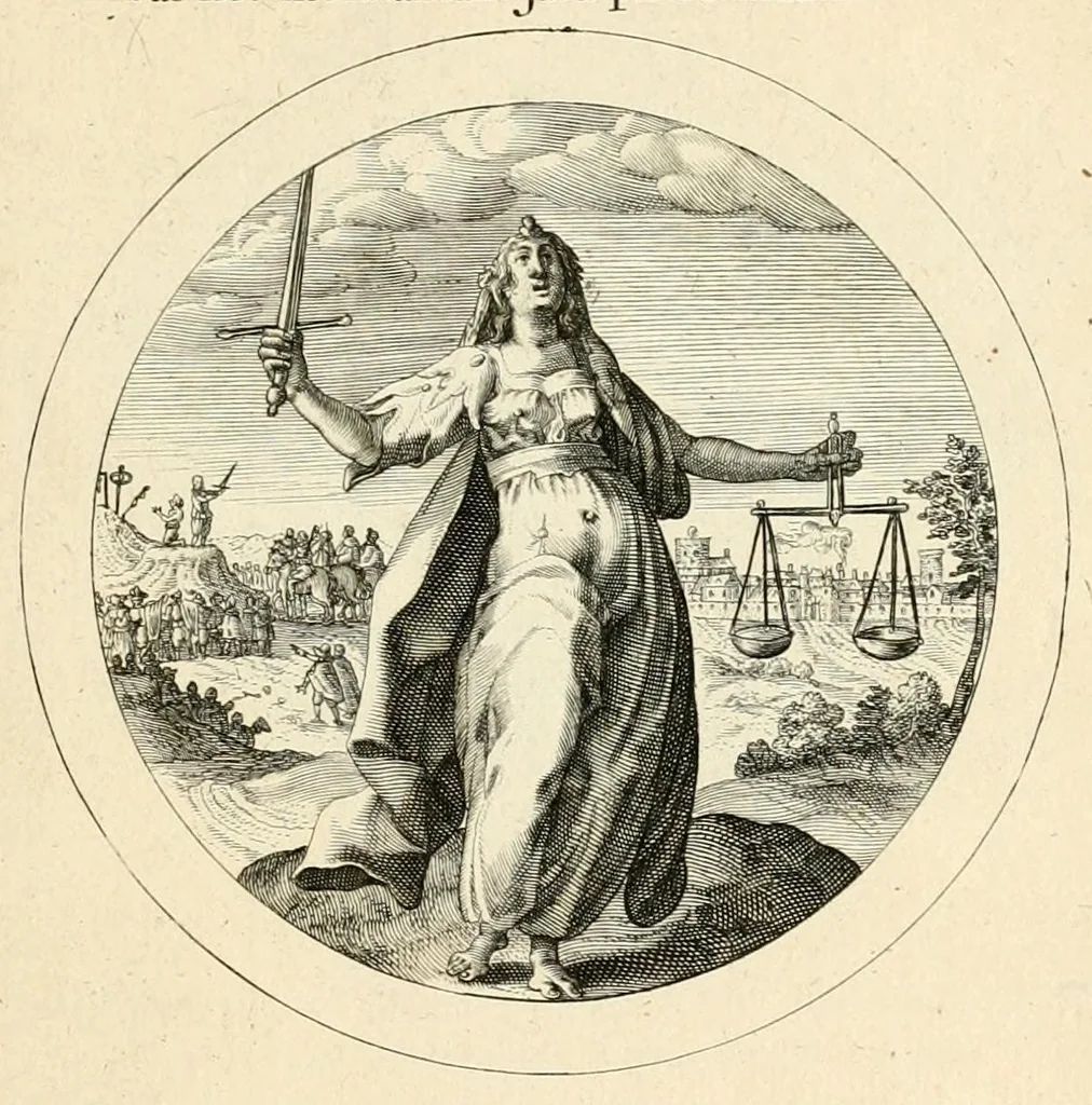 An illustration from Emblemata selectiora : typis elegantissimis expressa, nec non sententiis, carminibus, historiis ac proverbiis, ex scriptoribus cum sacris tum profanis, antiquis & recentioribus, illustrata .., 1704, leaf 129