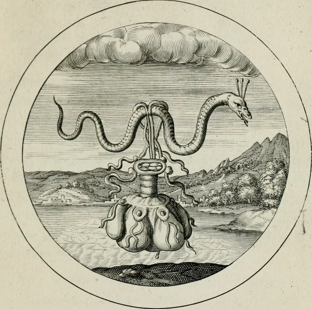 An illustration from Emblemata selectiora : typis elegantissimis expressa, nec non sententiis, carminibus, historiis ac proverbiis, ex scriptoribus cum sacris tum profanis, antiquis & recentioribus, illustrata, 1704, leaf 116