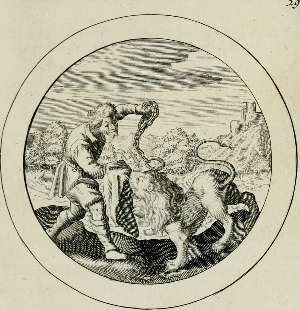 An illustration from Emblemata selectiora : typis elegantissimis expressa, nec non sententiis, carminibus, historiis ac proverbiis, ex scriptoribus cum sacris tum profanis, antiquis & recentioribus, illustrata, 1704, leaf 120