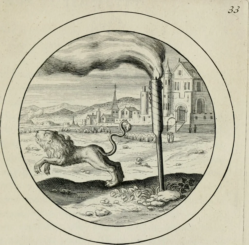 An illustration from Emblemata selectiora : typis elegantissimis expressa, nec non sententiis, carminibus, historiis ac proverbiis, ex scriptoribus cum sacris tum profanis, antiquis & recentioribus, illustrata, 1704, leaf 136