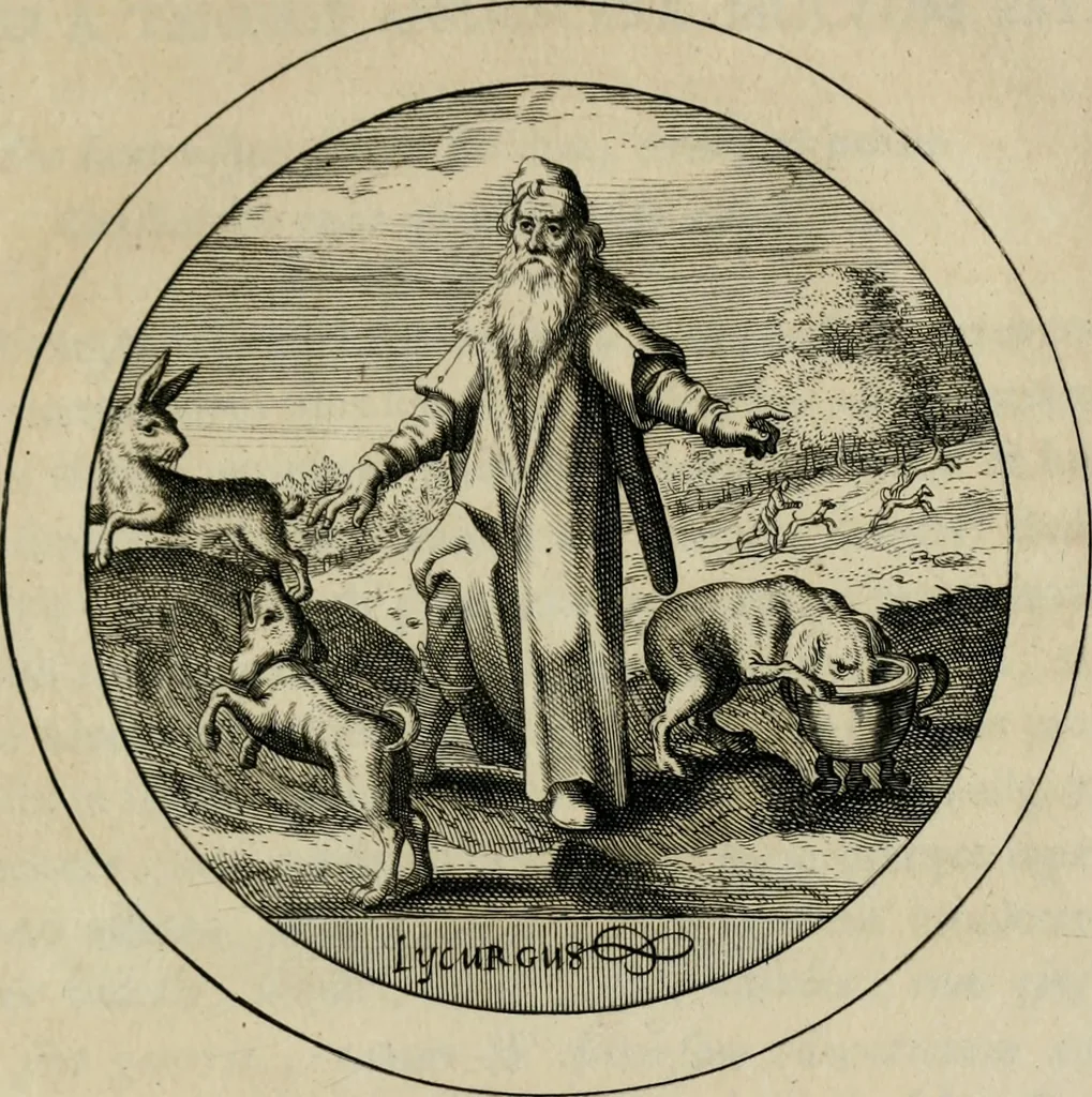 An illustration from Emblemata selectiora : typis elegantissimis expressa, nec non sententiis, carminibus, historiis ac proverbiis, ex scriptoribus cum sacris tum profanis, antiquis & recentioribus, illustrata, 1704, leaf 16