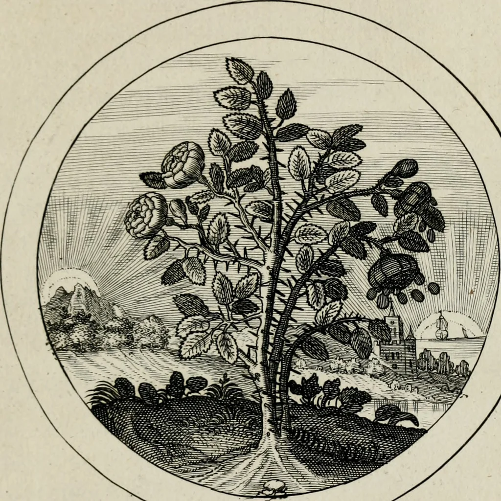 An illustration from Emblemata selectiora : typis elegantissimis expressa, nec non sententiis, carminibus, historiis ac proverbiis, ex scriptoribus cum sacris tum profanis, antiquis & recentioribus, illustrata, 1704, leaf 64