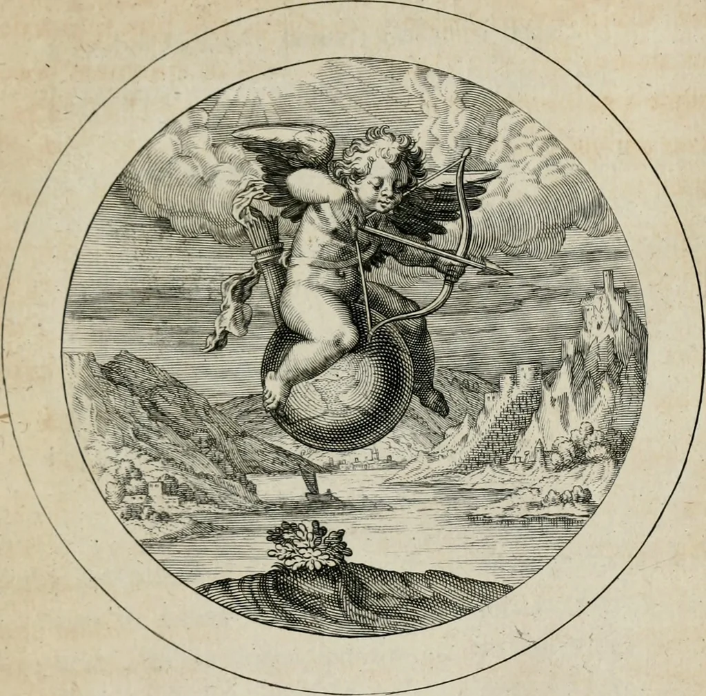 An illustration from Emblemata selectiora : typis elegantissimis expressa, nec non sententiis, carminibus, historiis ac proverbiis, ex scriptoribus cum sacris tum profanis, antiquis & recentioribus, illustrata, 1704, leaf 88