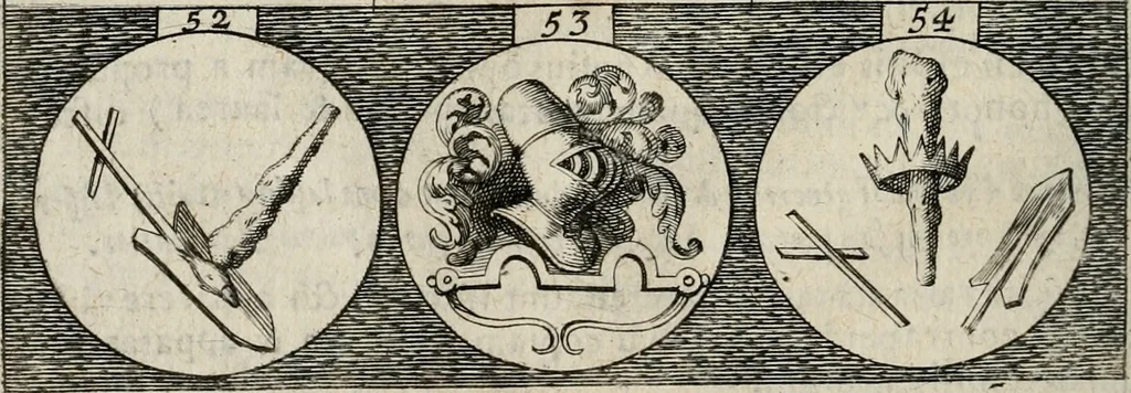 An illustration from Emblemata, sive, Symbola a principibus, viris eeclesiasticis [sic] ac militaribus aliisque vsurpanda : Deuises ou emblemes pour princes, gens d'Eglise, gens de guerre, & aultres, 1624, leaf 23