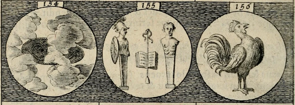 An illustration from Emblemata, sive, Symbola a principibus, viris eeclesiasticis [sic] ac militaribus aliisque vsurpanda : Deuises ou emblemes pour princes, gens d'Eglise, gens de guerre, & aultres, 1624, leaf 47