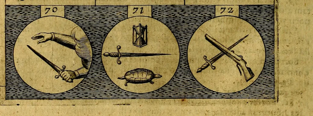 An illustration from Emblemata sive symbola a principibus, viris eeclesiasticis [sic] ac militaribus aliisque vsurpanda. Deuises ou emblemes pour princes, gens d'Eglise, gens de guerre, & aultres, 1624, leaf 25