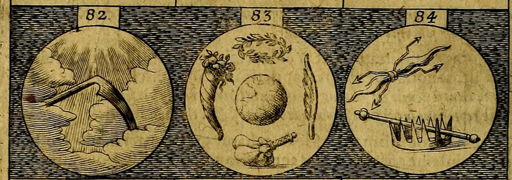An illustration from Emblemata sive symbola a principibus, viris eeclesiasticis [sic] ac militaribus aliisque vsurpanda. Deuises ou emblemes pour princes, gens d'Eglise, gens de guerre, & aultres, 1624, leaf 29