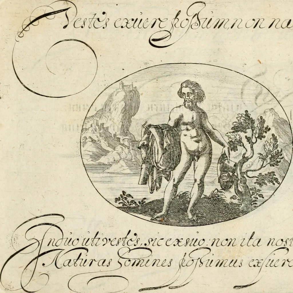 An illustration from Emblemata varia Gregori KleppisI, poetae l. caesarij : incisa aeri, aphorismis et epigrammatis illustrata, 1623, leaf 28