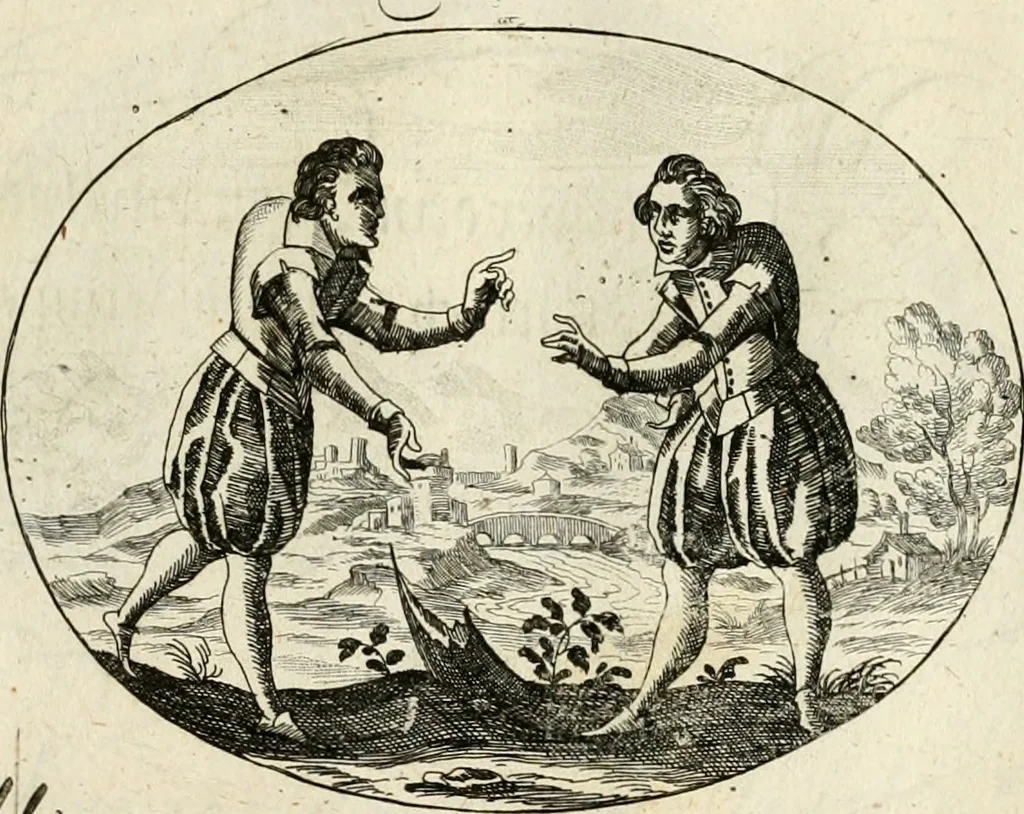 An illustration from Emblemata varia Gregori KleppisI, poetae l. caesarij : incisa aeri, aphorismis et epigrammatis illustrata, 1623, leaf 30