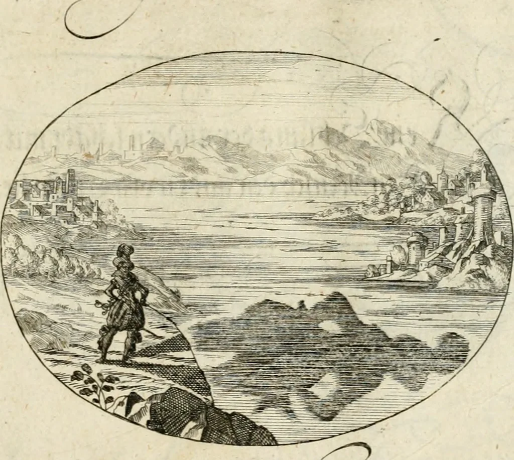 An illustration from Emblemata varia Gregori KleppisI, poetae l. caesarij : incisa aeri, aphorismis et epigrammatis illustrata, 1623, leaf 40