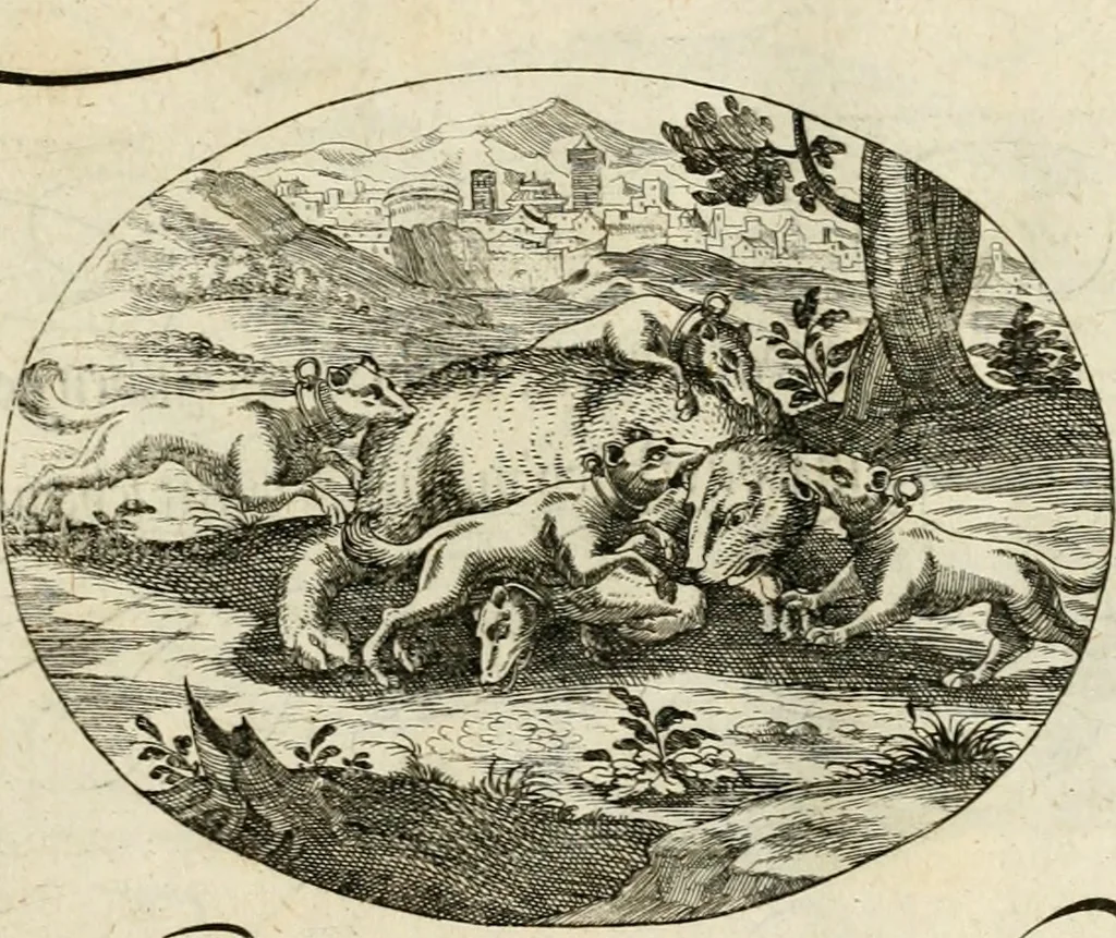 An illustration from Emblemata varia Gregori KleppisI, poetae l. caesarij : incisa aeri, aphorismis et epigrammatis illustrata, 1623, leaf 50