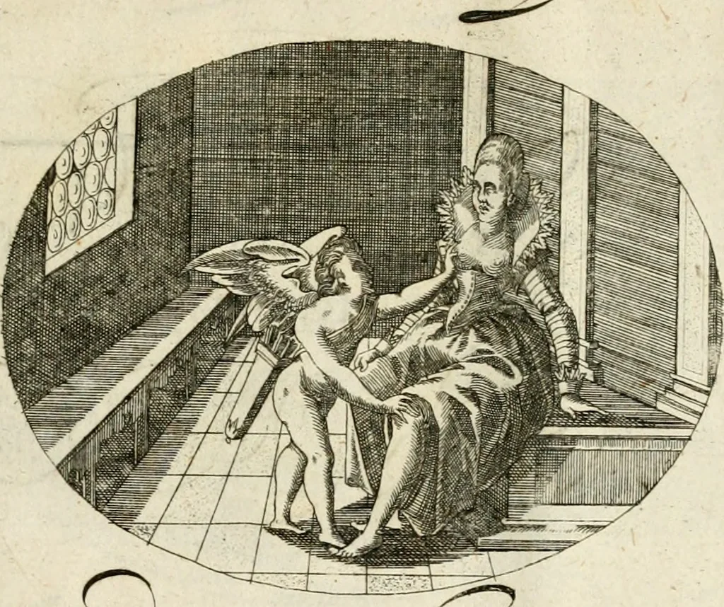 An illustration from Emblemata varia Gregori KleppisI, poetae l. caesarij : incisa aeri, aphorismis et epigrammatis illustrata, 1623, leaf 70