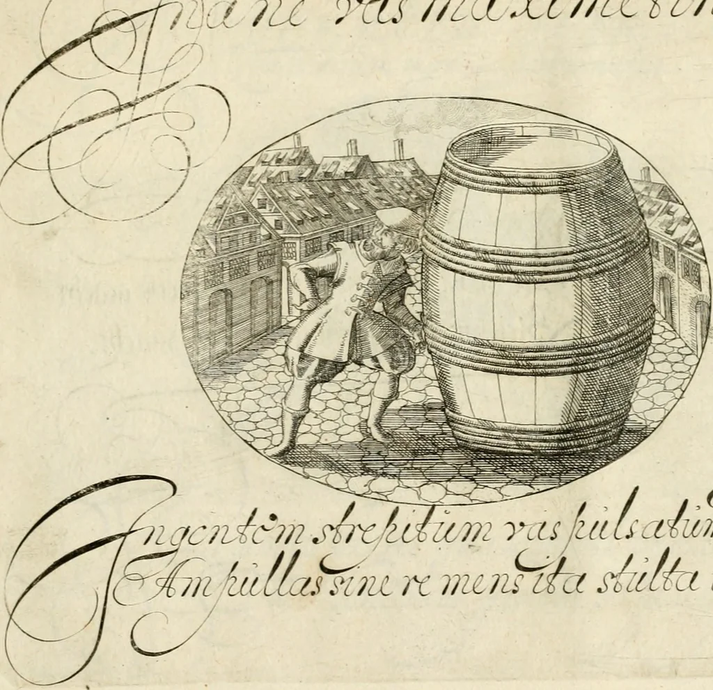 An illustration from Emblemata varia Gregori KleppisI, poetae l. caesarij : incisa aeri, aphorismis et epigrammatis illustrata, 1623, leaf 76