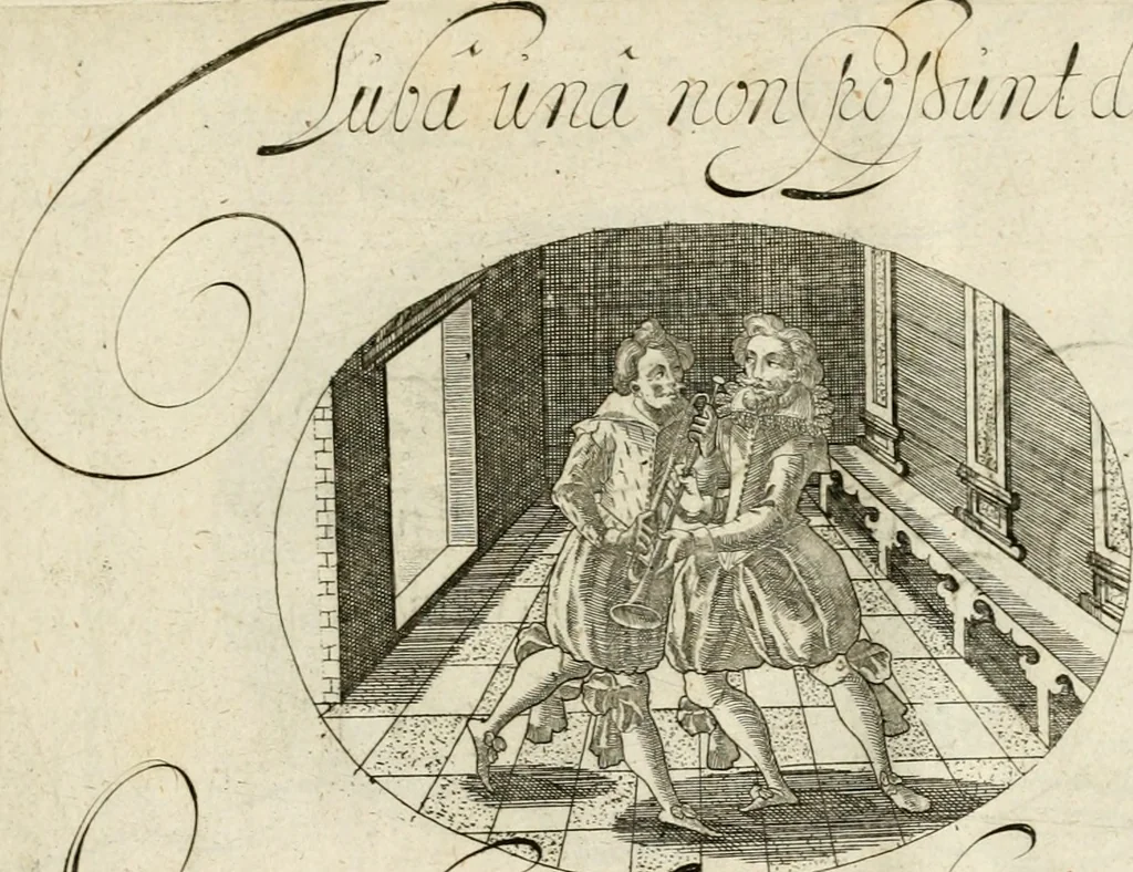 An illustration from Emblemata varia Gregori KleppisI, poetae l. caesarij : incisa aeri, aphorismis et epigrammatis illustrata, 1623, leaf 80