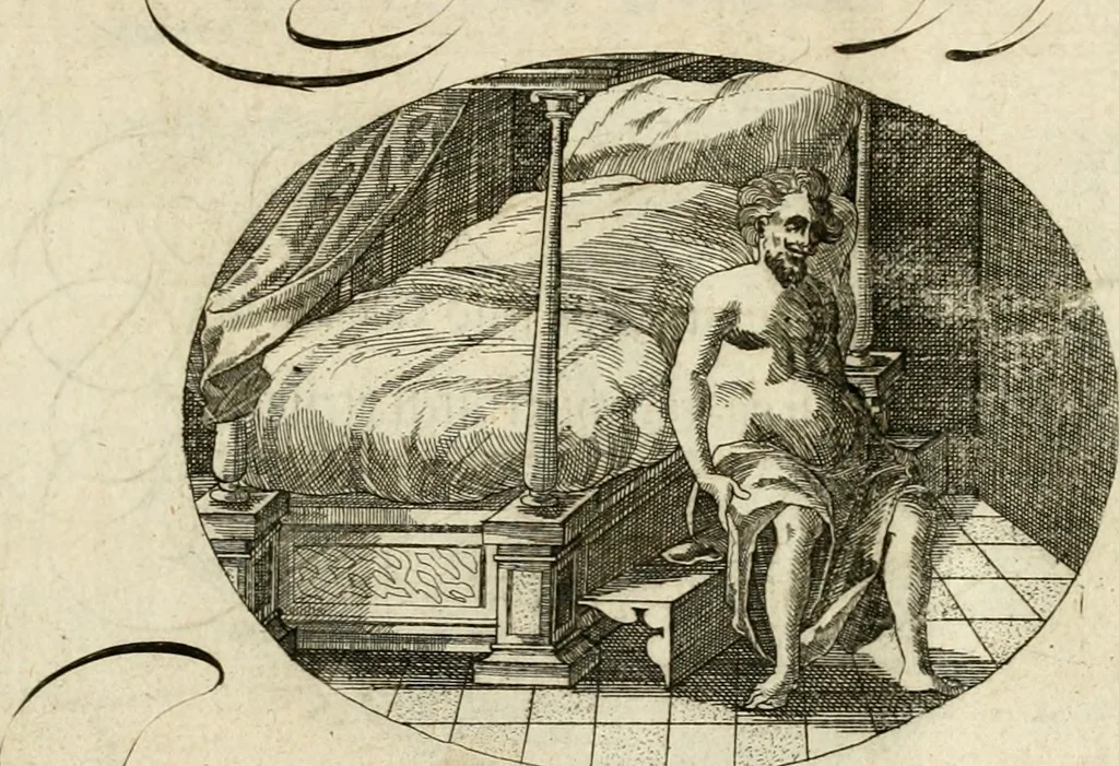 An illustration from Emblemata varia Gregori KleppisI, poetae l. caesarij : incisa aeri, aphorismis et epigrammatis illustrata, 1623, leaf 90