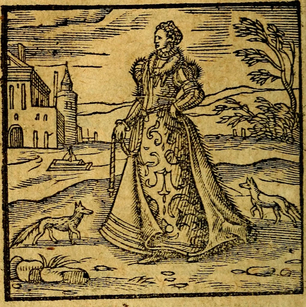 An illustration from Emblemata V.C. Andreae Alciati Mediolanensis iurisconsulti : cum facili & compendiosa explicatione, qua obscura illustrantur, dubiaq́ue omnia soluuntur,, 1622, leaf 101