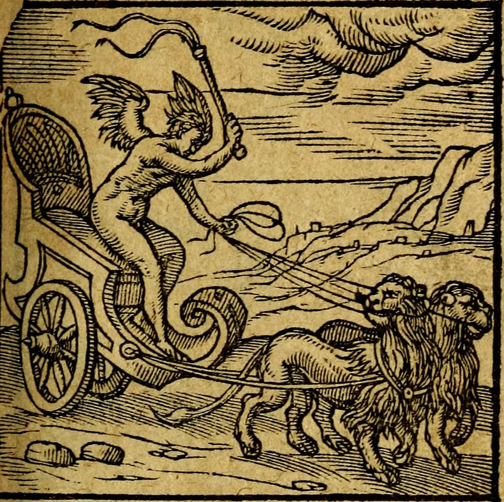 An illustration from Emblemata V.C. Andreae Alciati Mediolanensis iurisconsulti : cum facili & compendiosa explicatione, qua obscura illustrantur, dubiaq́ue omnia soluuntur,, 1622, leaf 130