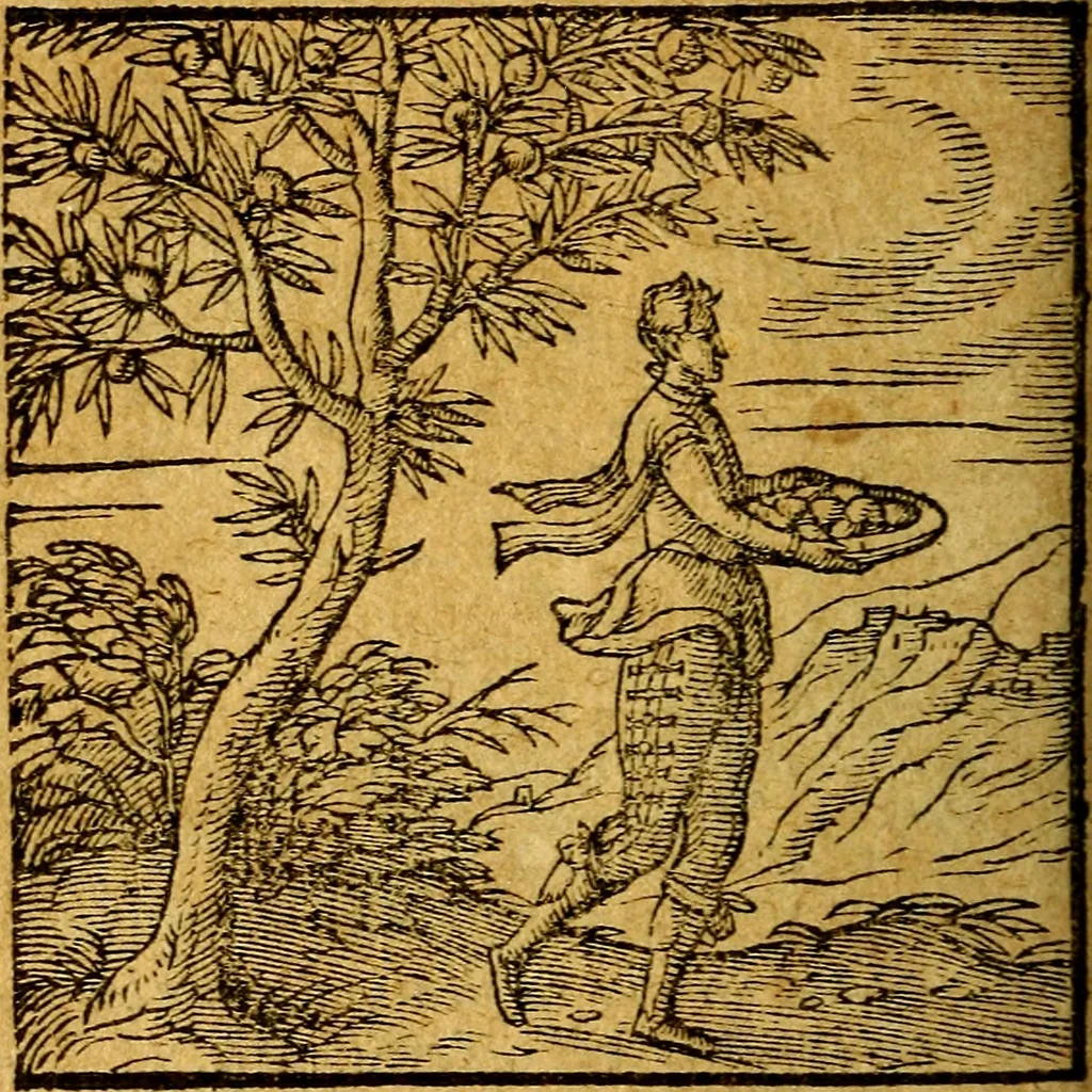 An illustration from Emblemata V.C. Andreae Alciati Mediolanensis iurisconsulti : cum facili & compendiosa explicatione, qua obscura illustrantur, dubiaq́ue omnia soluuntur,, 1622, leaf 173
