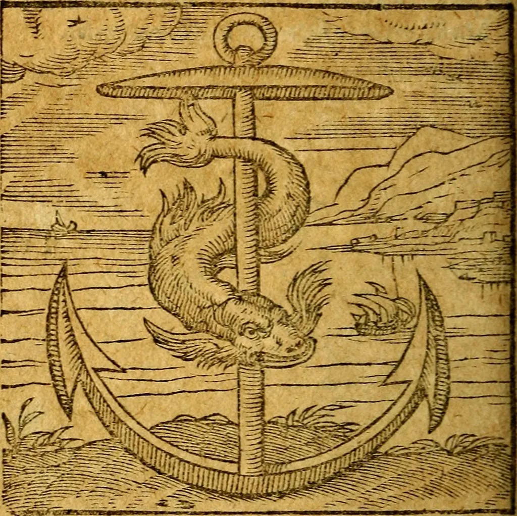 An illustration from Emblemata V.C. Andreae Alciati Mediolanensis iurisconsulti : cum facili & compendiosa explicatione, qua obscura illustrantur, dubiaq́ue omnia soluuntur,, 1622, leaf 175
