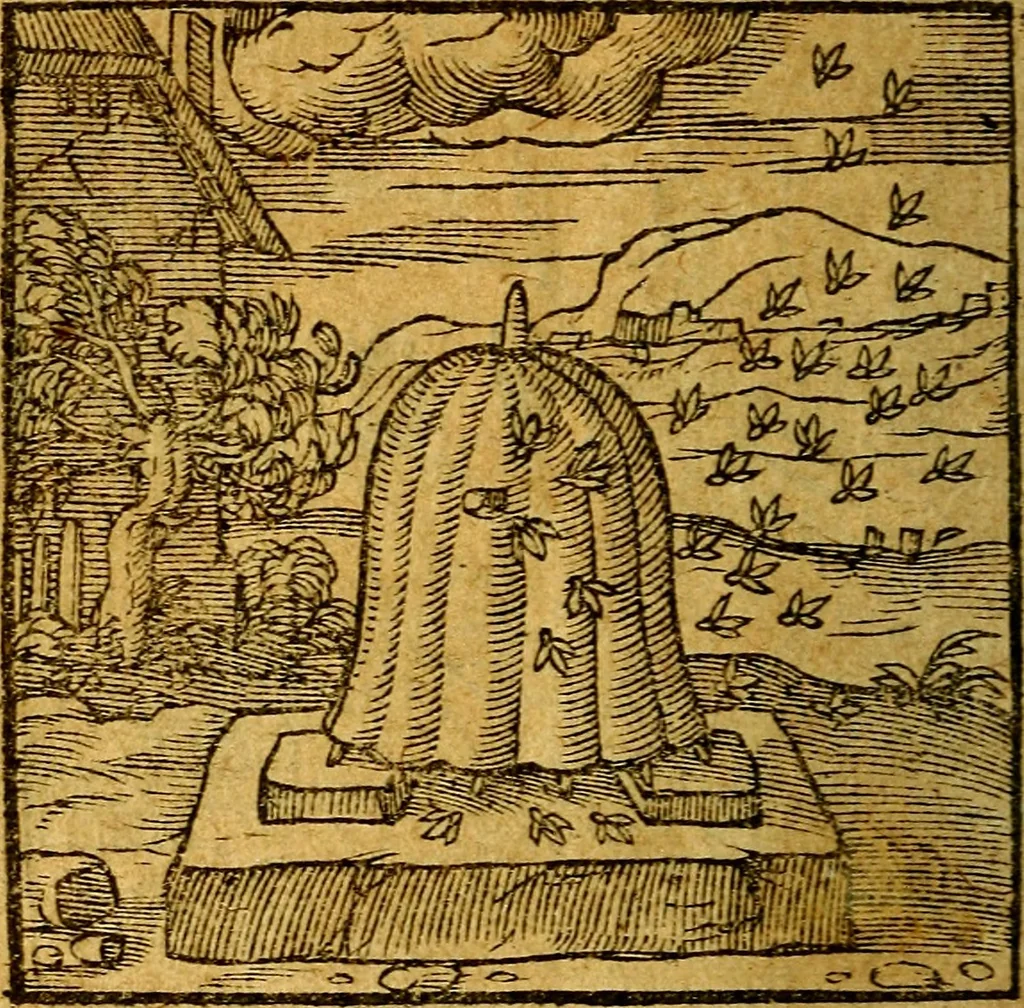 An illustration from Emblemata V.C. Andreae Alciati Mediolanensis iurisconsulti : cum facili & compendiosa explicatione, qua obscura illustrantur, dubiaq́ue omnia soluuntur,, 1622, leaf 181