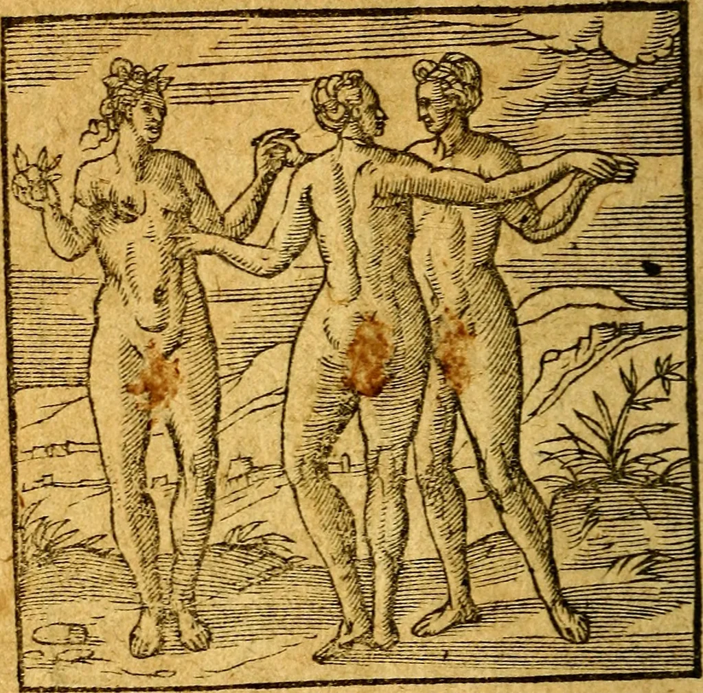 An illustration from Emblemata V.C. Andreae Alciati Mediolanensis iurisconsulti : cum facili & compendiosa explicatione, qua obscura illustrantur, dubiaq́ue omnia soluuntur,, 1622, leaf 197