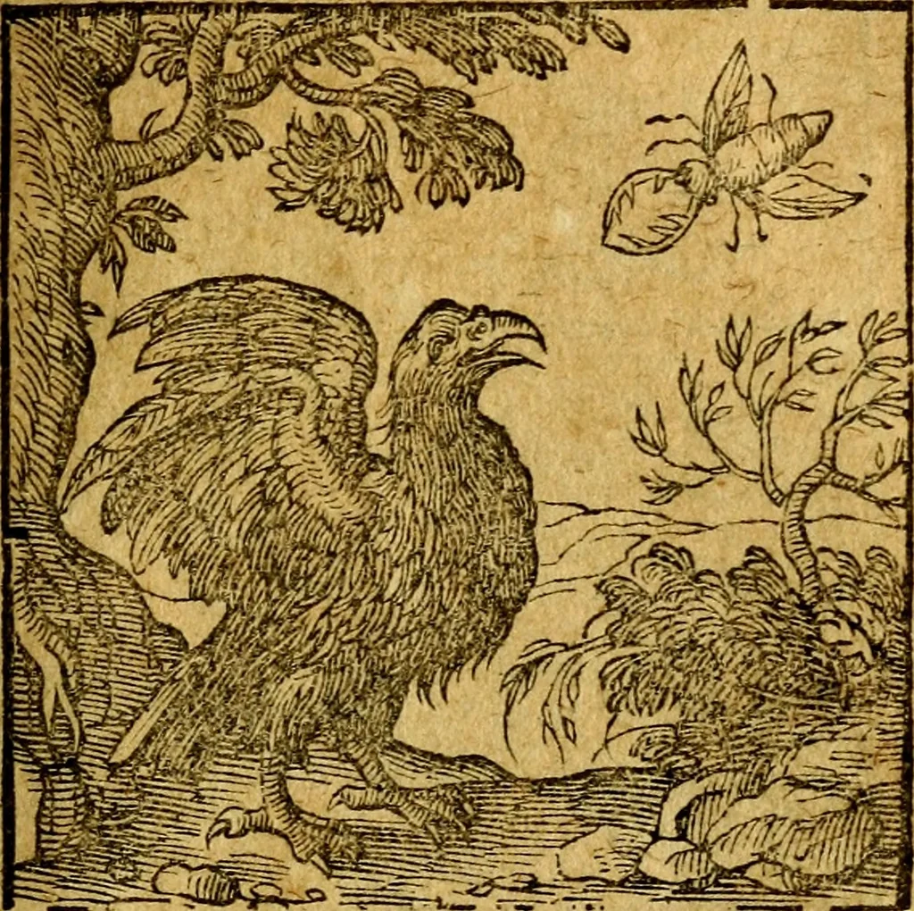 An illustration from Emblemata V.C. Andreae Alciati Mediolanensis iurisconsulti : cum facili & compendiosa explicatione, qua obscura illustrantur, dubiaq́ue omnia soluuntur,, 1622, leaf 204
